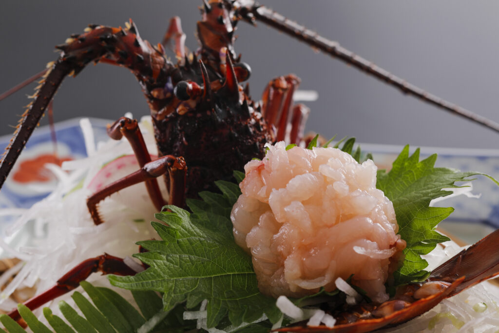 伊勢海老のお造り